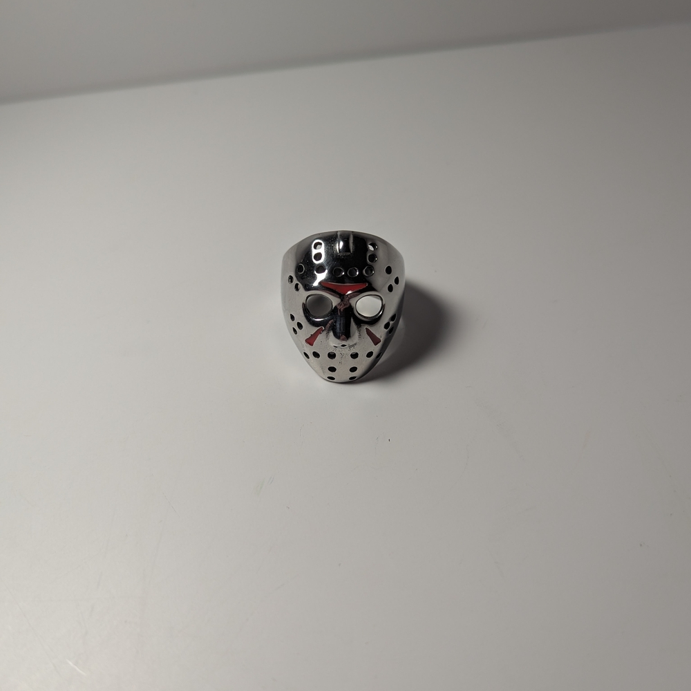 Jason Mask Ring Stainless Steel